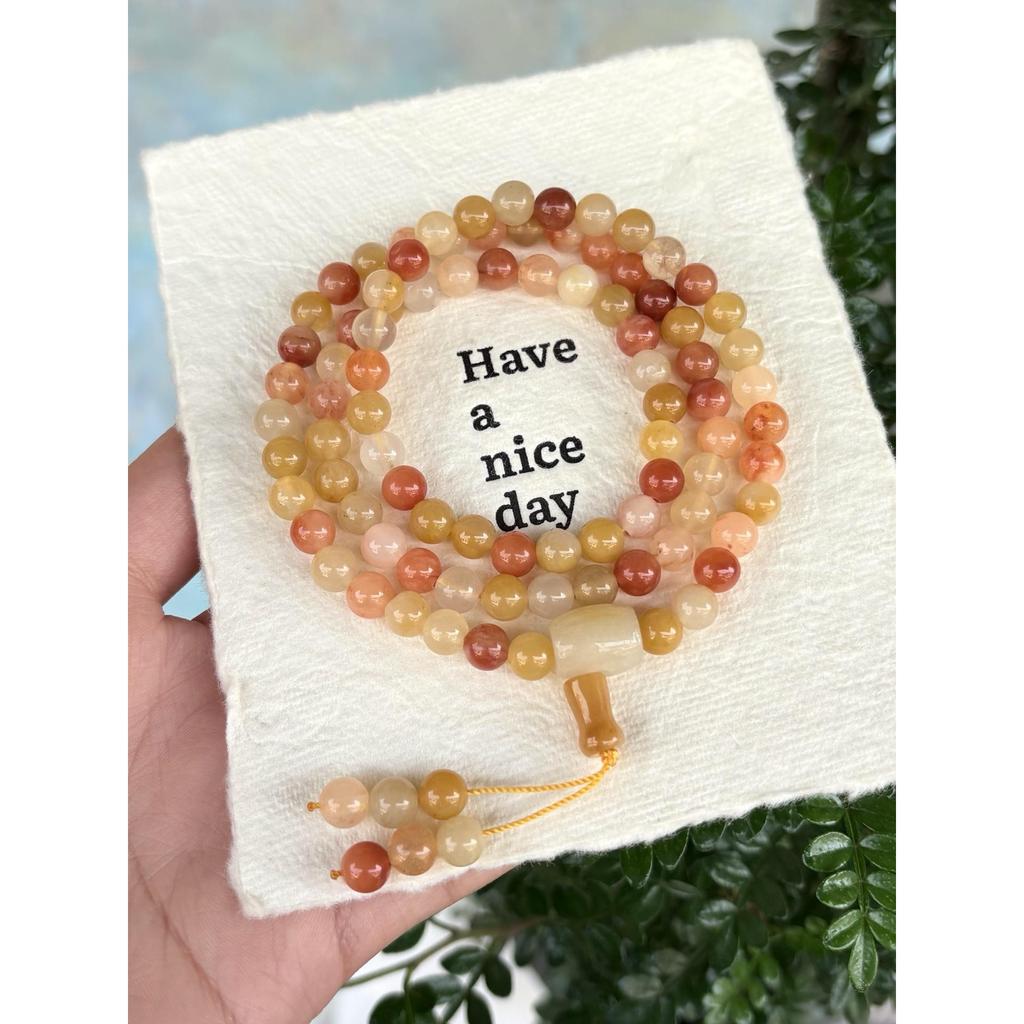 Multi Styles Natural Crystal Beaded Bracelets, Handmade Gemstone Stretch Bracelet for Women
