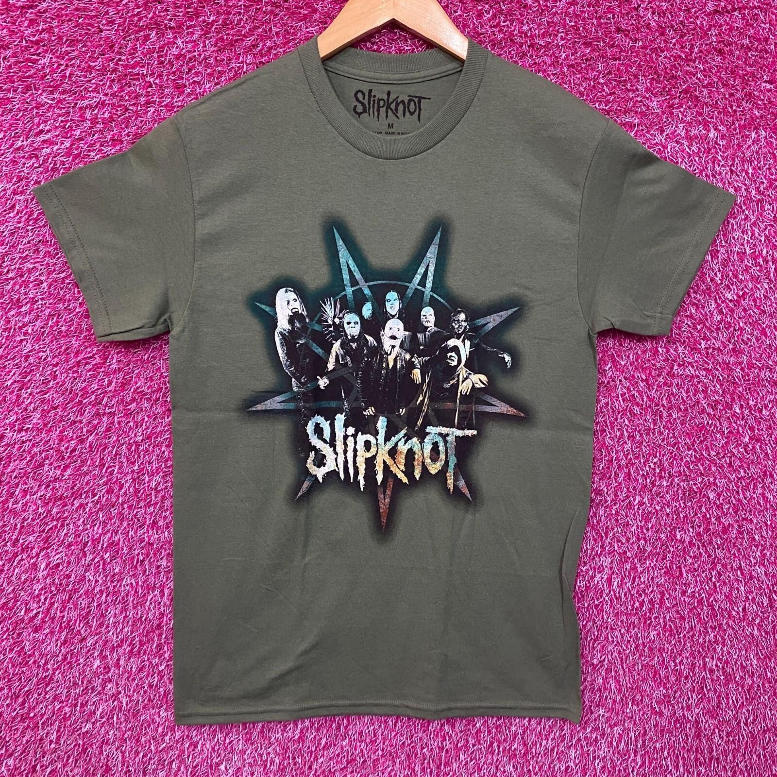 

Slipknot Group Star Olive T-Shirt Medium L