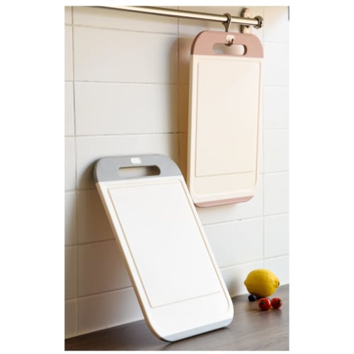 MUAMUA Non-Slip Cutting Board, Dishwasher Safe, Lightweight, Heat Resistant, Antibacterial, Space-Saving, Double-Sided, Non-Slip, Stylish, Lightweight