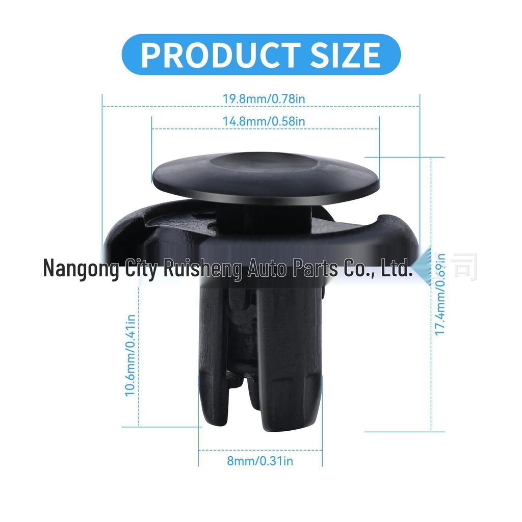 Honda Acura Odyssey Fender Mudguard Clip 91512-SX0-003