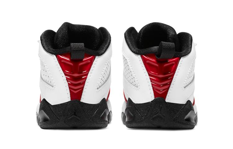 Jordan B'Loyal Cushioning, Wear Resistant High Top Vintage Basketball Shoes White Red Black Infant And Toddler CK1427-106