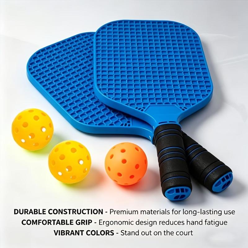 Scratch Resistant Pickleball Paddle Textured Honeycomb Core Non-Slip Grip for Outdoor Indoor Recreational Sports Use
