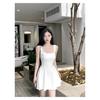 Suspender dress women's summer drape feeling high-end temperament exquisite short skirt design sense niche suspender dress