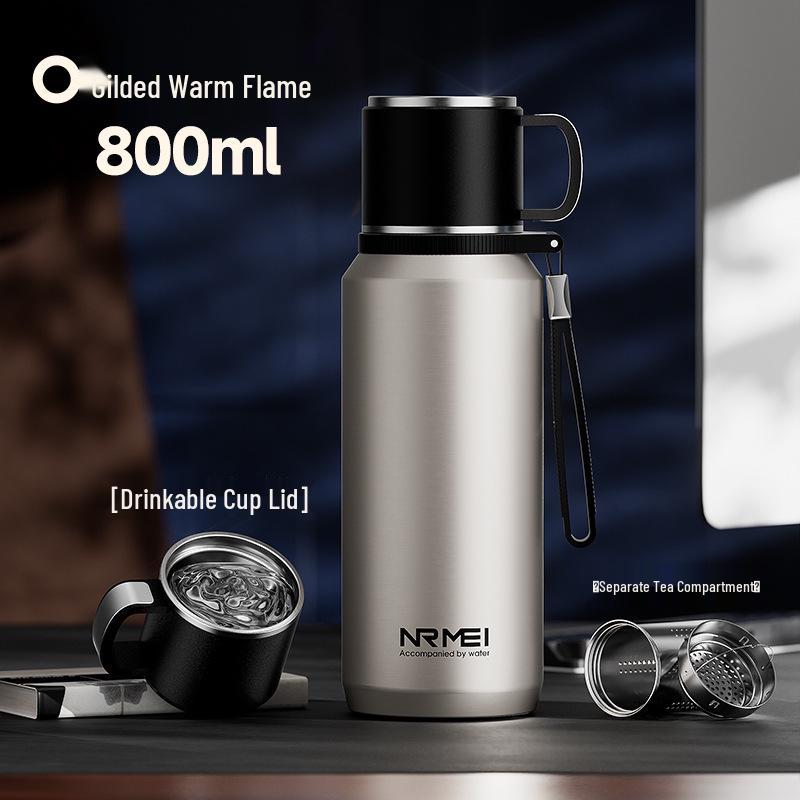 2025 Large Capacity Insulated Kettle with Tea Infuser – Unisex