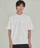Liua [Beneficial High Cotton] Semi-Overfit Short Sleeve T-Shirt (White)