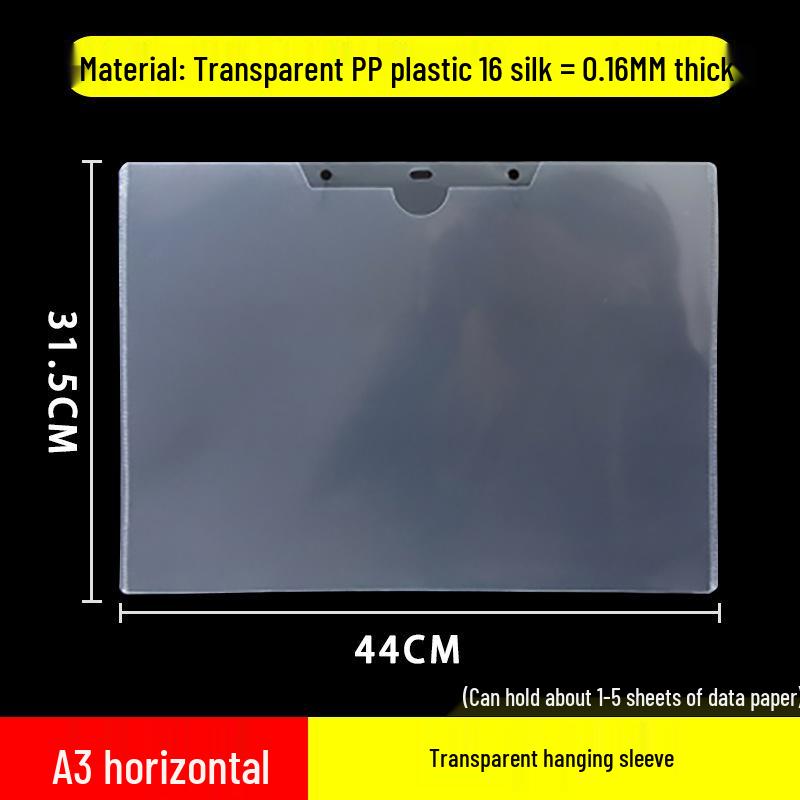 Durable Translucent Multi-Size Document Sleeve & Organizer