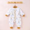 Mulberry Silk Baby Sleep Sack - All-Season Quilted Anti-Kick Split-Leg Design for Autumn & Winter