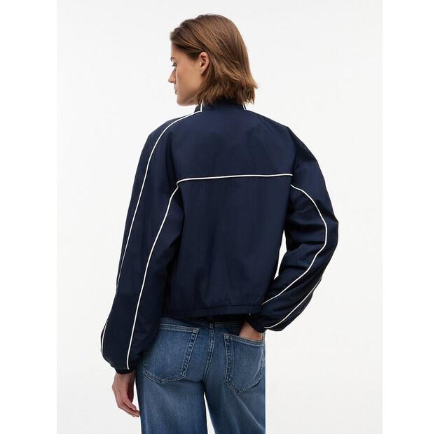 Куртка женская Tommy Hilfiger TJW нейлоновая Piping Blouson синий/черный