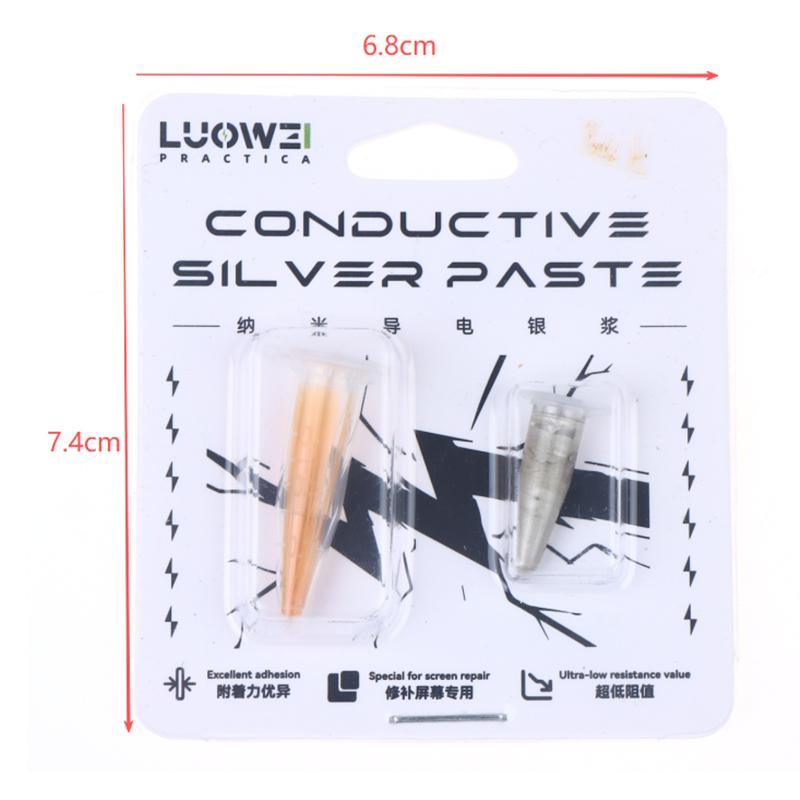 

Hot Sale LW-327 Nano Conductive Silver Paste For Mobile Phone Screens Flexible Screen Circuit Repair Circuit Restoration Tool