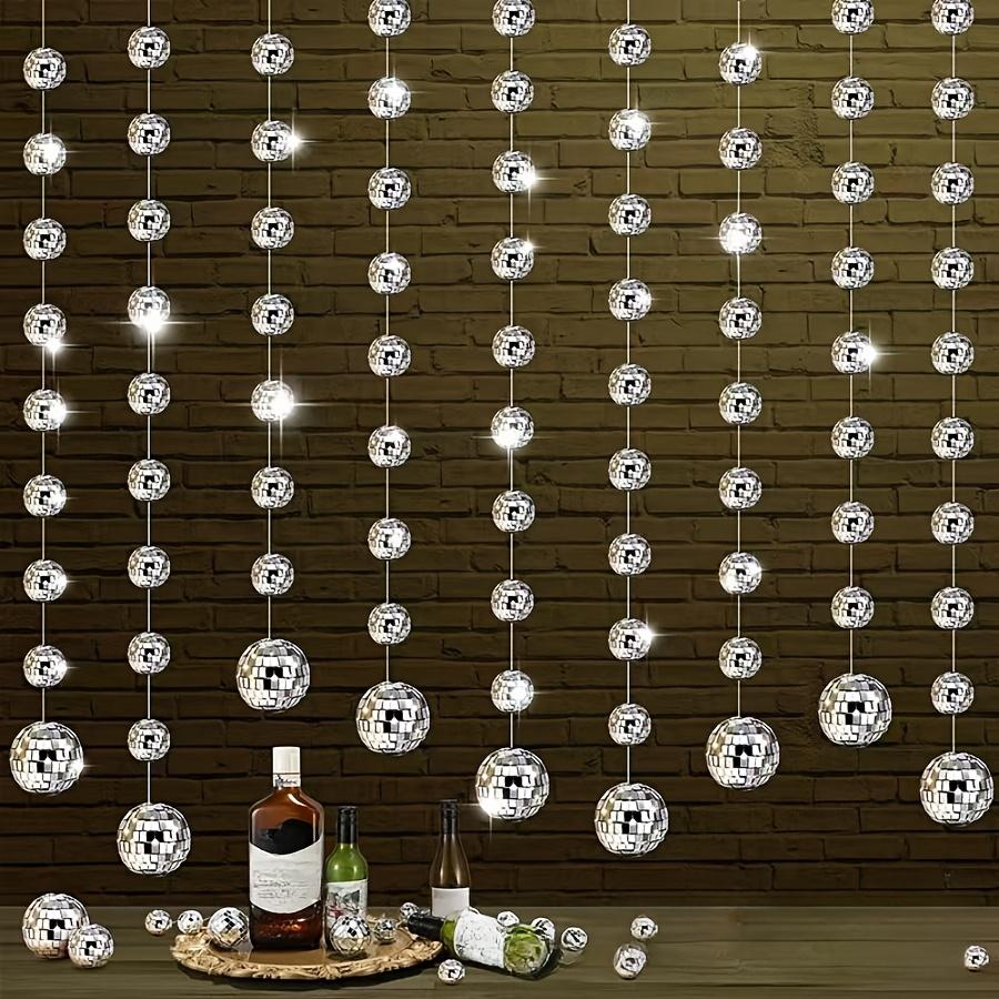 

Набор из 8 шт. Декор Зеркальный шар, Креативные диско-стеклянные шары для украшения стен, Подходит для Дня святого Валентина, Свадебной вечеринки, Дня рождения