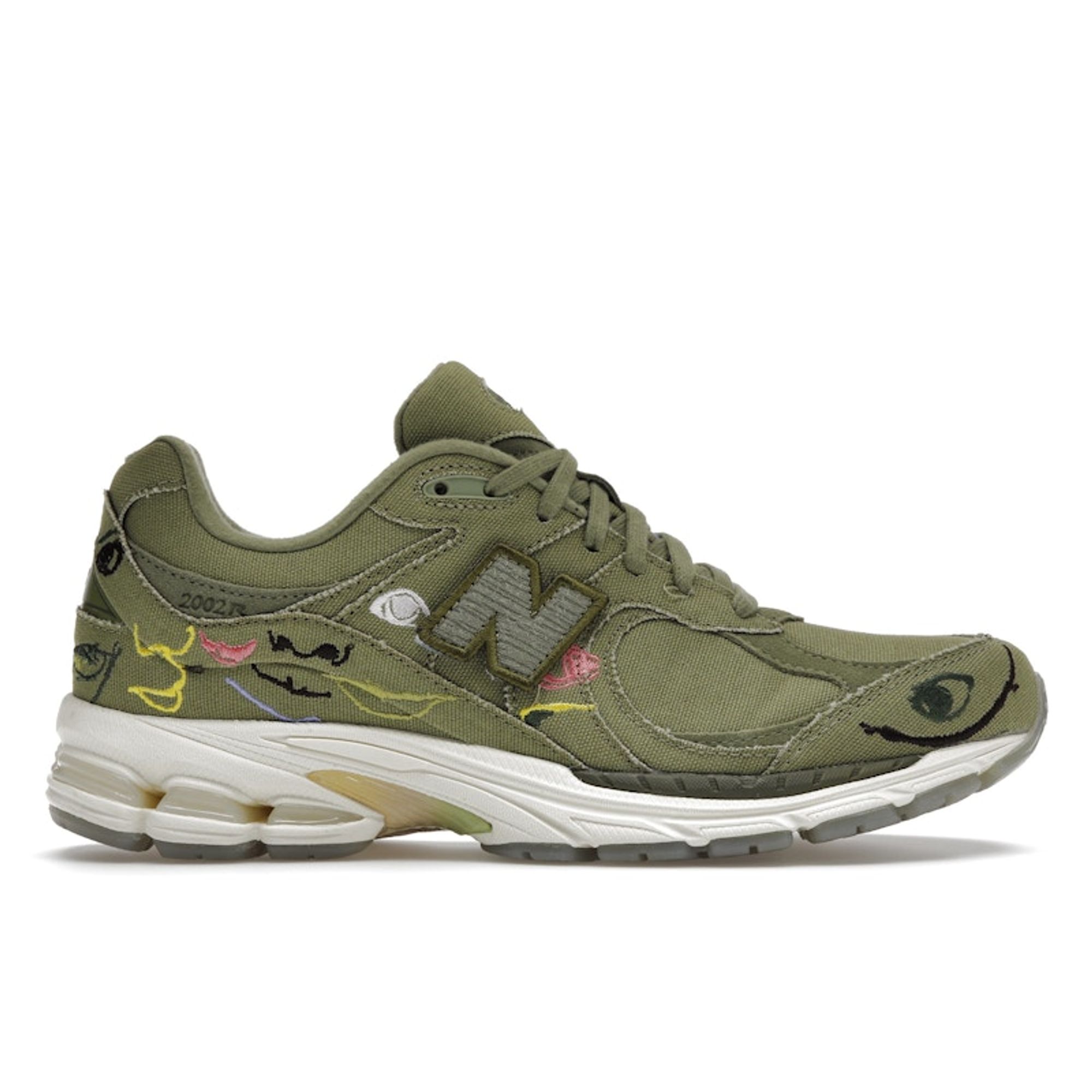 Bryant Giles x New Balance 2002R What Now? Sneakers Unisex Iguana Verde Capulet-Oliva M2002RAG cm