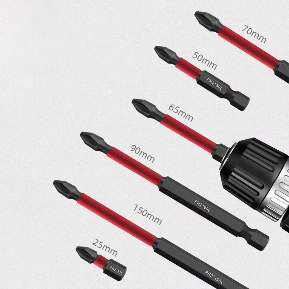 Magnetic Impact-resistant Bit Non-slip High Hardness Super Hard Cross Electric Bits Power Drilling Strong Magnetic Wind Bit Set