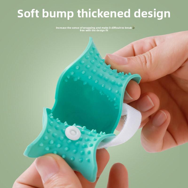 Bathing Cat Paw Covers Silicone Anti-Scratch Paws Protectors for Nail Trimming Bath Time Non-Slip Adjustable Pet Safe Reusable