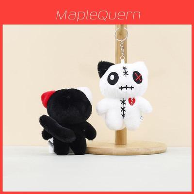 Adorable Plush Cat Keychain Alien Big Eye Cat Doll Soft Toy Bag Charm For Kids