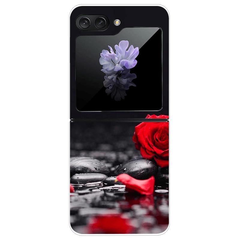 For Samsung Z Flip7 Hard Case ZFlip7 5G Transparent PC Phone Cases For Galaxy Z Flip 7 Fashion Cartoon Clear Protective Fundas