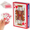 Karty Do Gry W Pokera Tradycyjne Powlekane Plastikiem Talia 54 Szt