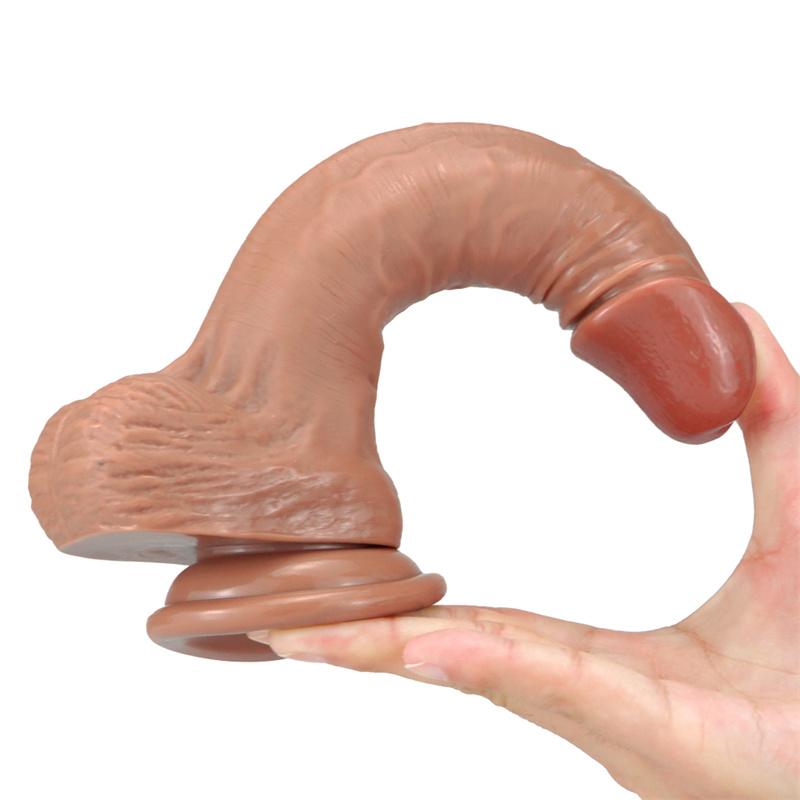 Thor Female Masturbator Simulation Manual Big Dildo Sucker Dildo Penis Adult Supplies