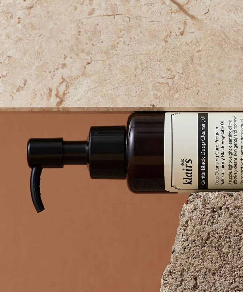 Gentle Black Deep Cleansing Oil Duo (150ml + 150ml) + Unsens Toner 30ml Miniature