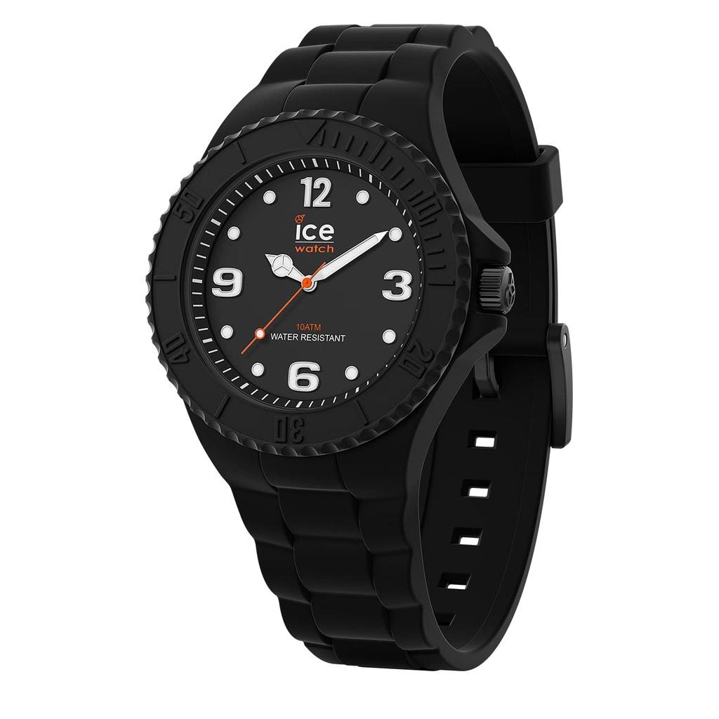 Authorized Ice-watch Authorized Dealer [Ice-watch] Ice-Watch Men's Unisex Watch 019154 ICE Generation Black Forever Medium