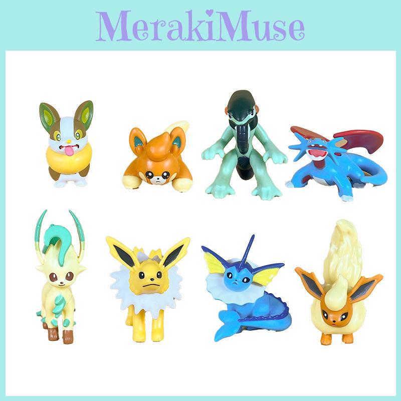 Pokemon Eeveelution Family Pvc Collectible Figures For Display And Gift
