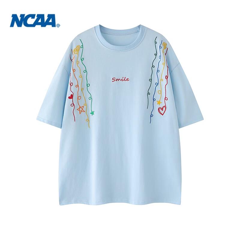 NCAA Men s Embroidered Cotton Short Sleeve T-Shirt XL