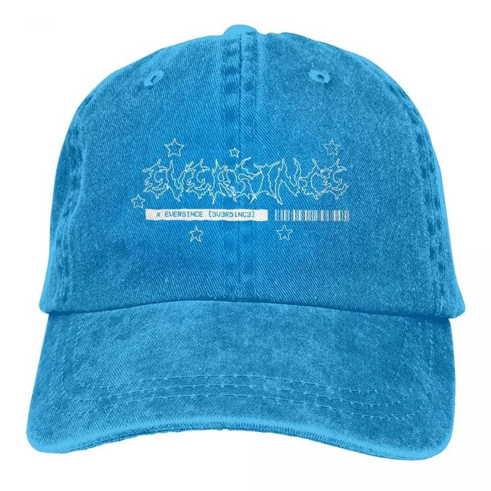 Pure Color Cowboy Hats EVERSINCE FAKE DRAIN Women's Hat Sun Visor Baseball Caps Bladee 333 Rapper Peaked Trucker Dad Hat