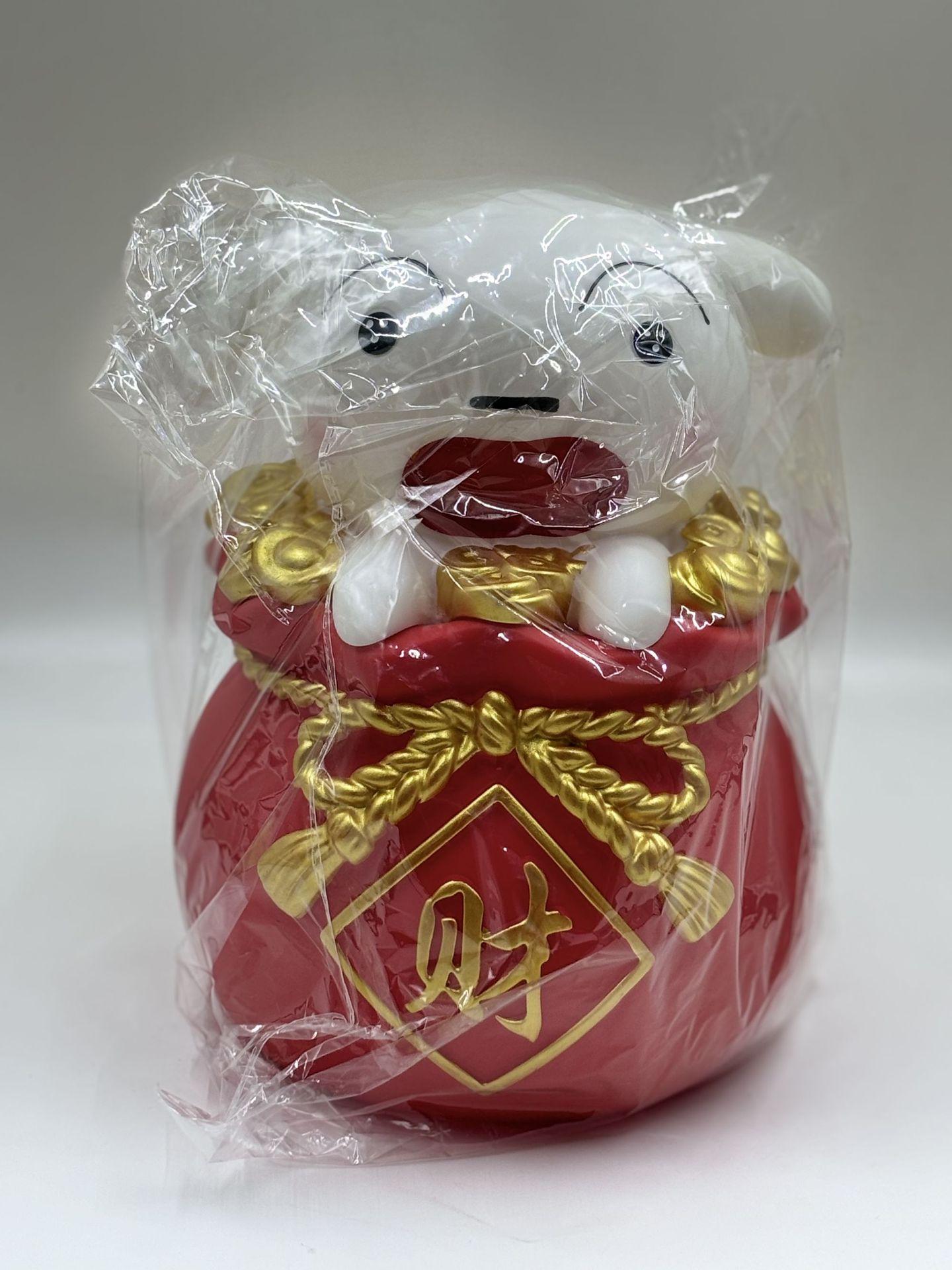 

Crayon Shin-chan Shiro Figurine Ornament - Anime Cartoon Toy Doll Gift Model