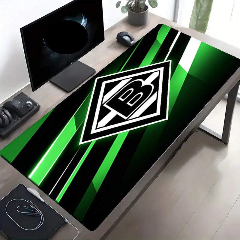 Borussia Mönchengladbach Print Mauspads, Anti-Rutsch Schreibtisch-Tastaturmatte, für PC Laptop Gaming Arbeiten Tägliche Nutzung, Cooles Festival Überraschungsgeschenk