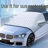 Thickened Windshield Cover: Winter Frost, Snow, Sunshade & Heat Insulation Protection