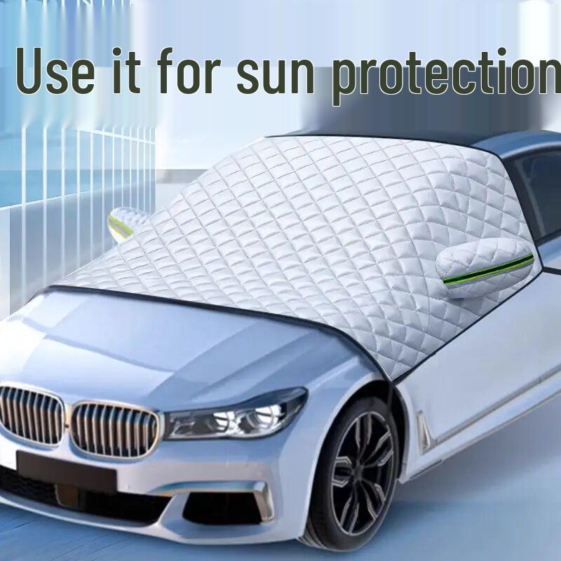 Thickened Windshield Cover: Winter Frost, Snow, Sunshade & Heat Insulation Protection