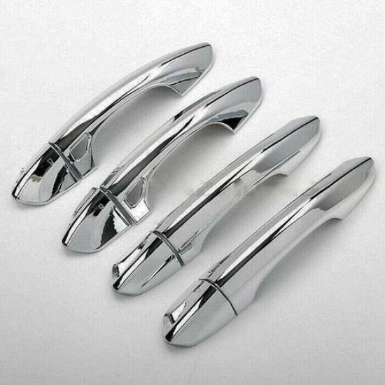Chrome Door Handle Cover Trim Set Fit Ford Edge 2015-2024