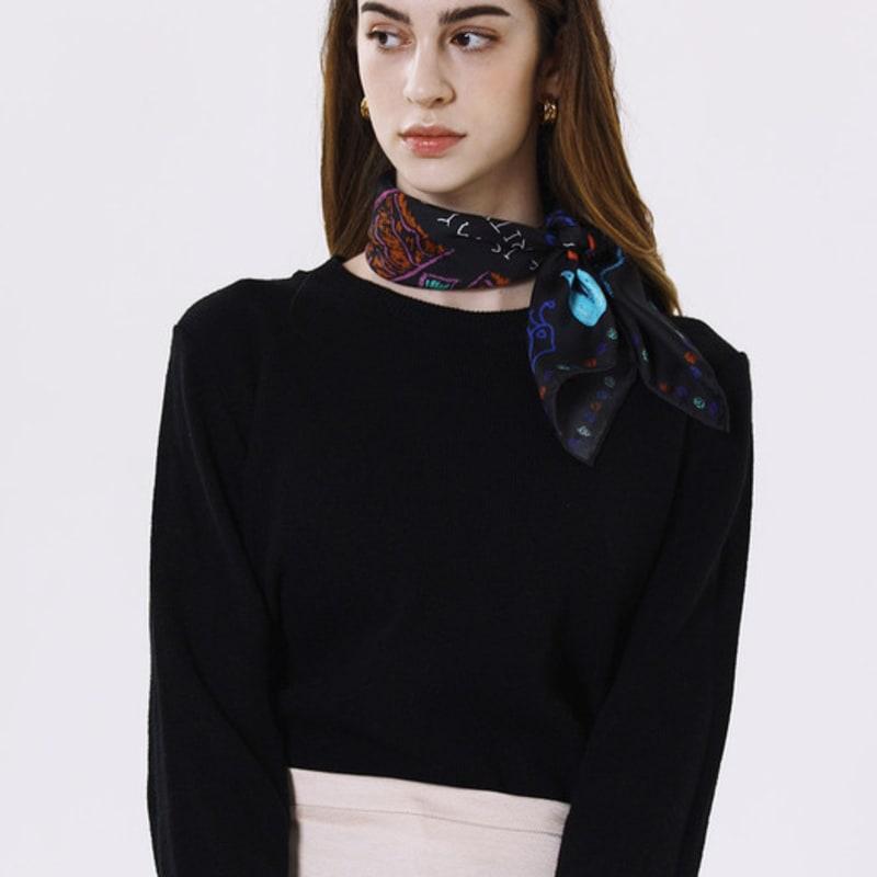 ONSZ Scratch Art Silk Scarf