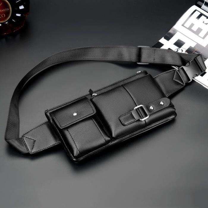 Sac Banane Bandoulière Tablet MI PAD - iPAD Mini - GALAXY TAB A 8.0 Pour HASEE W960S > Noir