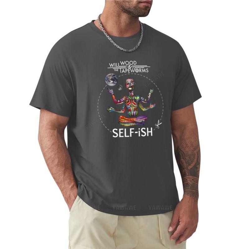 Selfish Self-ish Will Wood T-Shirt cute tops graphic t shirts workout shirts for men black cotton mens t-shirt