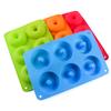 6 Cavity Silicone Donut Mold Chocolate Dessert Baking Pan Non-Stick Silicone Cake Mold Oven Baking Tools Cake Decoration Tools