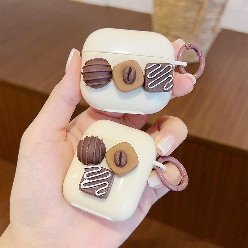 

Suitable AirPods Pro 2 Earphone Case Apple 3/4 Protective Chocolate Clip Ins Airpods 1 2