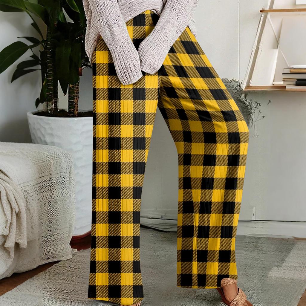 Pajama Pants, Sleepwear, Casual Drawstring Elastic Waist Pants, Comfortable Straight-leg Loose Pants