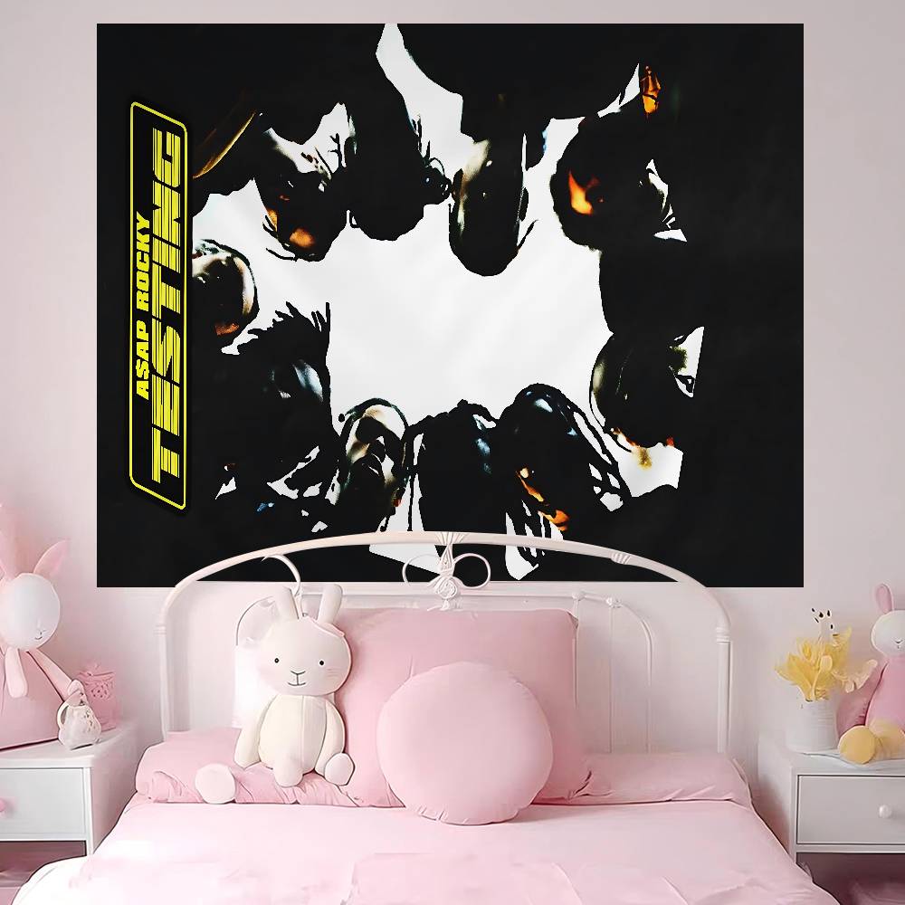 Hip Hop Rapper AsapRocky Hanging Bohemian Tapestry Bohemian Wall Tapestries Mandala Cheap Hippie Wall Hanging