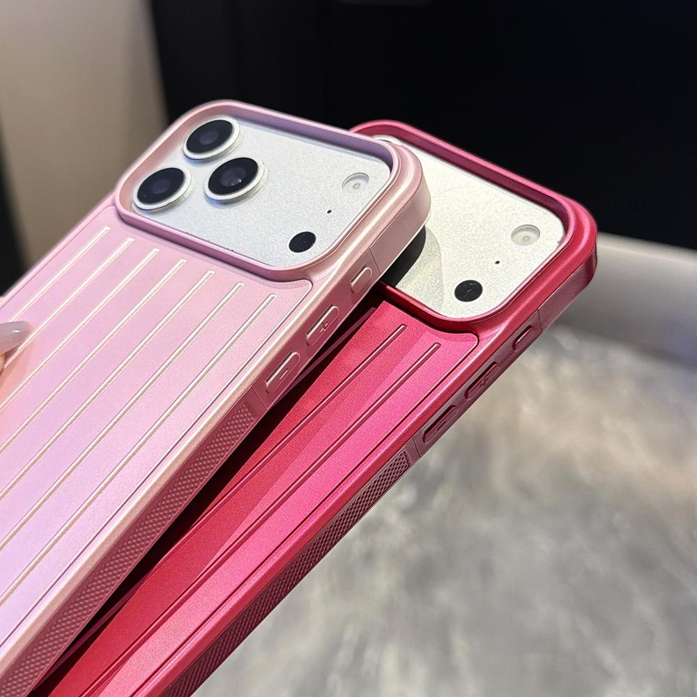 Business 3D Luggage Solid Color Heavy Phone Case for IPhone 18 Pro Max 17 16 15 14 for Rimowa Shockproof Anti Scratch Full Coverage Protective Cover