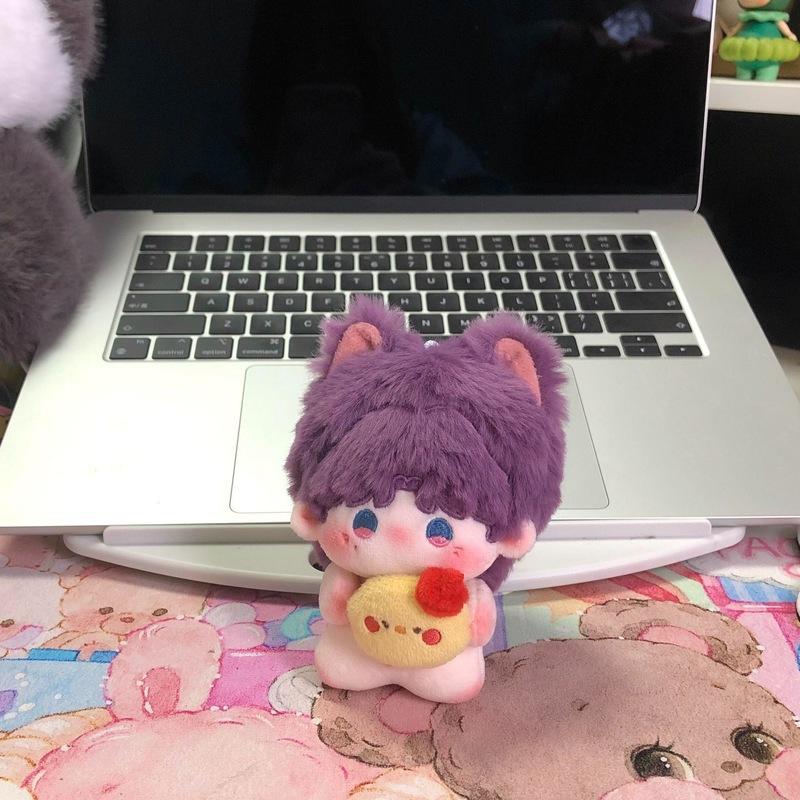 Game Love And Deepspace Plush Toy Rafayel Xavier Zayne Caleb Sylus 10cm Animal Ear Mini Pendant Cosplay Keychain Gift