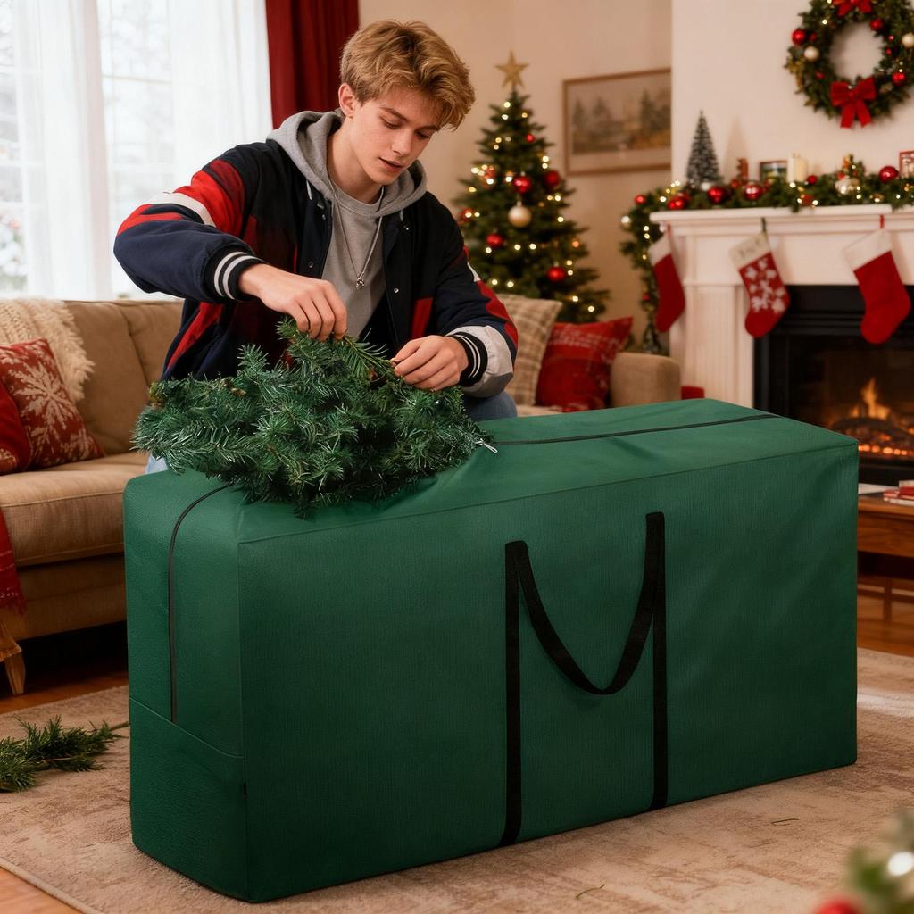 Christmas Tree Bag Tote Holder 7.5 Inch Extra Large Storage Container For Trees For Moving Packing Camping Outdoor College