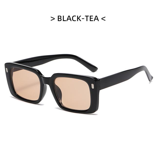 

Square Sunglasses Women 2022 Luxury Brand Shades for Women Vintage Orange Punk Gafas De Sol Hombre Lentes De Sol Mujer As picture