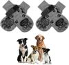 4Pcs Anti Slip Cotton Dog Socks Anti-fall Silent Indoor Paw Covers for Medium Large Dogs