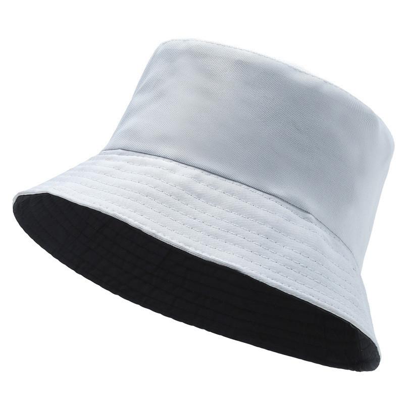 Trendy Short-brimmed Fisherman Hat In Black White Red And Orange For Outdoor Activities