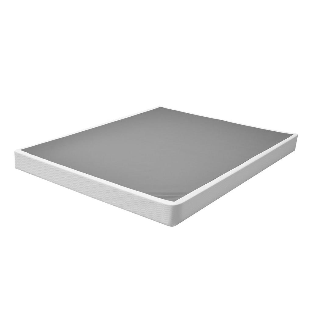 Boxspringbett, Bettgestell in Queen-Size mit waschbarem Stoffbezug, Robuster Metallrahmen für Queen-Size-Bett, 130 mm Matratzenrost, Max. Gewicht 1587,57 kg