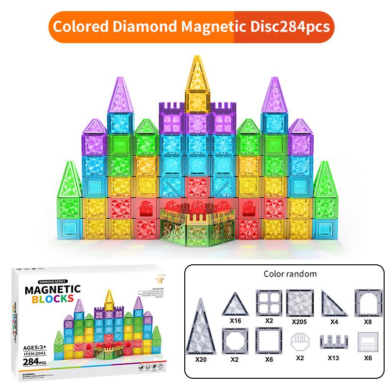 Multicolor Magnetic Window Tiles: Strong, Educational Building Blocks for Children