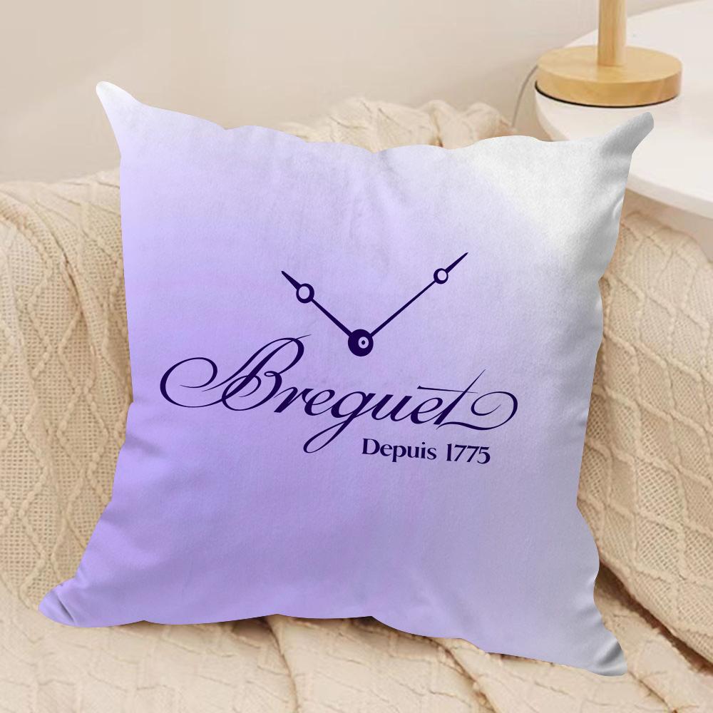 Luxury BBreguets Cushion Cover Pillowcase Ultra Soft Skin Friendly Fabric Cloud Like Comfort  Concealed Zipper