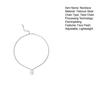 Women Necklace Faux Pearl Charm Adjustable Length Pendant Necklace Lightweight Exquisite Design Necklace Jewelry Gift