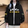 Men's Loose Fit Hooded Cardigan - Trendy American Style, Autumn/Winter 2025 Collection