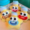 Large Mouth Cartoon Doll Keychain Star Shape Macaron Color Keychain